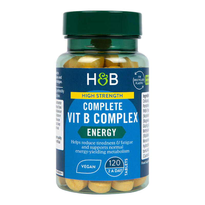 Holland & Barrett High Strength Complete Vit B Complex 120 Tablets | London Grocery