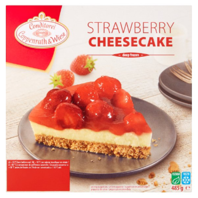 Conditorei Coppenrath & Wiese Strawberry Cheesecake 485g x 1 Pack | London Grocery