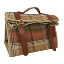 Autumn Red Tartan Cooler Pouch Bag | London Grocery