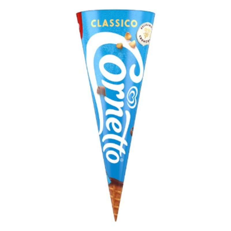 Cornetto Ice Cream Cone Classico 120 ml x 24 Units | London Grocery