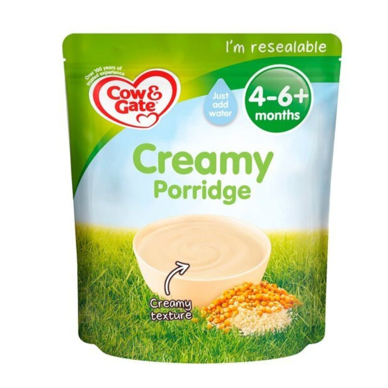 Cow & Gate Creamy Porridge Baby Cereal 4-6 Months 125gr-London Grocery