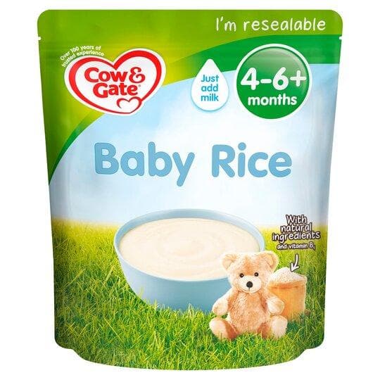 Cow & Gate Baby Rice Cereal From 4-6 Months 100gr-London Grocery