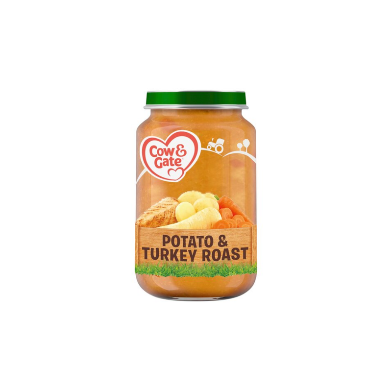Cow & Gate Potato & Turkey Roast 7Mth+ 200gr Jar-London Grocery