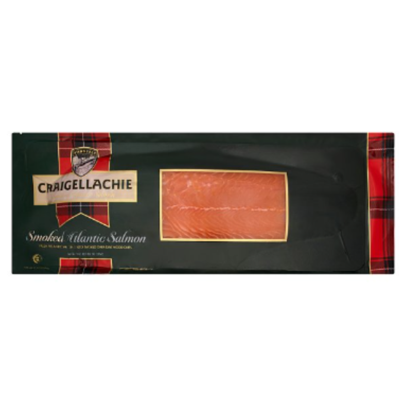 Craigellachie Smoked Atlantic Salmon 500g x 1 Pack | London Grocery