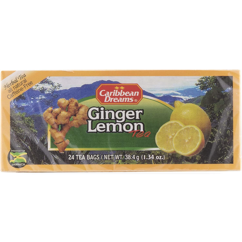 Caribbean Dreams Ginger Lemon Tea 6 x 24’s | London Grocery