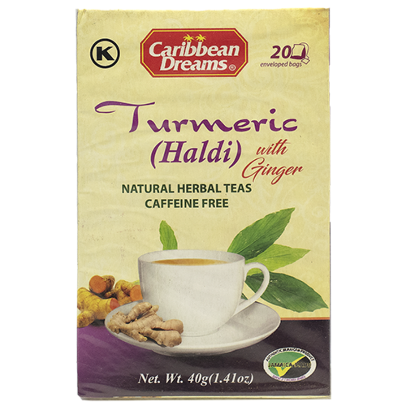 Caribbean Dreams Tumeric Ginger Tea 6 x 20’s | London Grocery