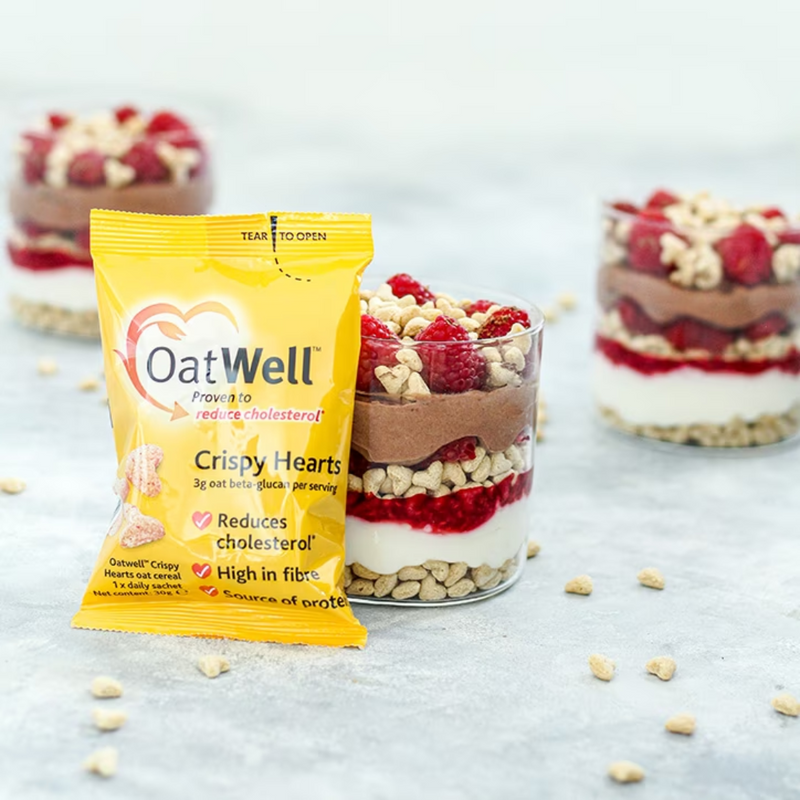 OatWell Crispy Hearts with Oat Beta-Glucan 7 Day Supply 7x30g | London Grocery