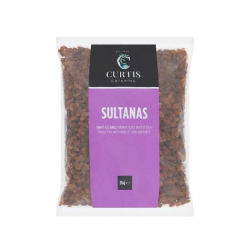 Curtis Catering Sultanas 2kg x 6 cases - London Grocery