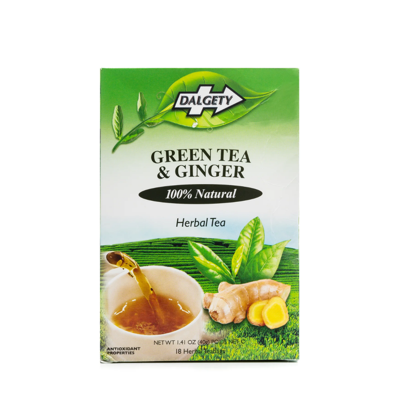 Dalgety Green Tea & Ginger 6 x 40g | London Grocery