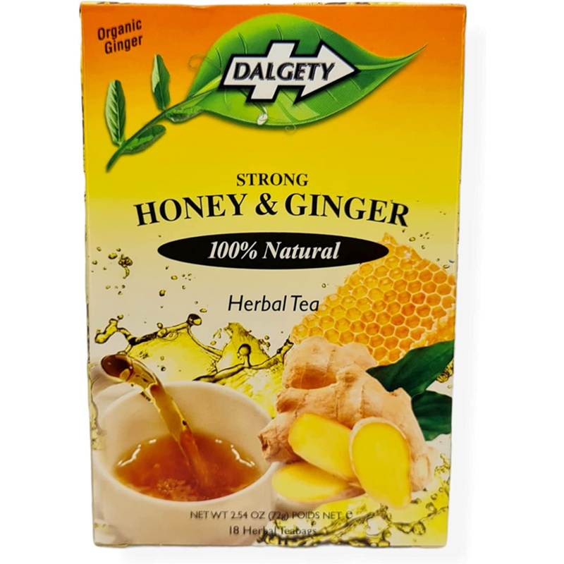 Dalgety Honey & Ginger Tea 6 x 40g | London Grocery