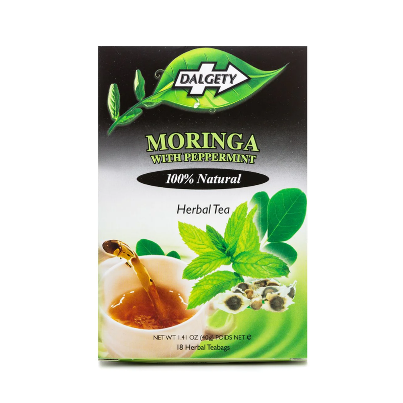 Dalgety Moringa with Peppermint Tea 6 x 40g | London Grocery