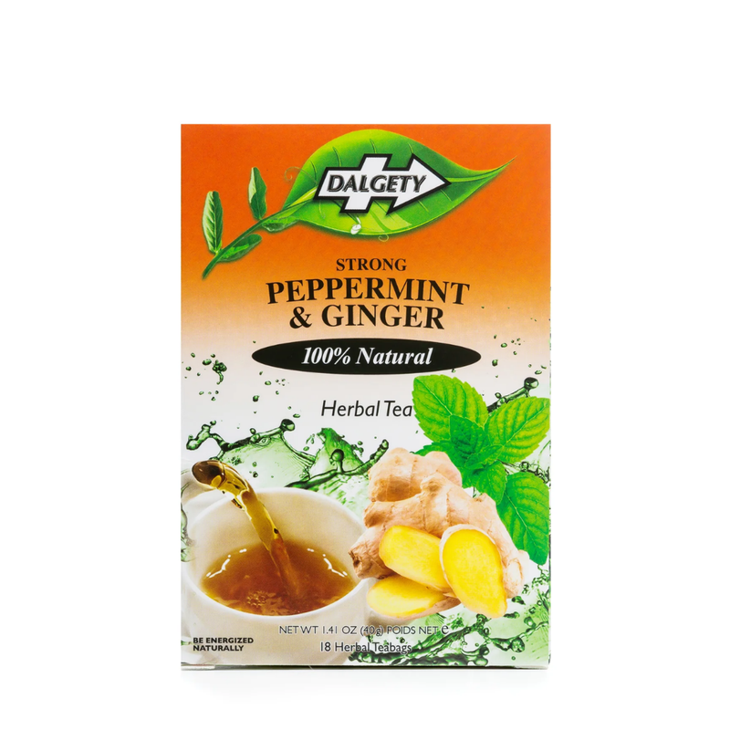 Dalgety Peppermint & Ginger Tea 6 x 40g | London Grocery