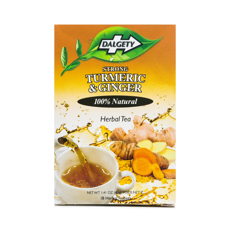 Dalgety Turmeric & Ginger Tea 6 x 40g | London Grocery