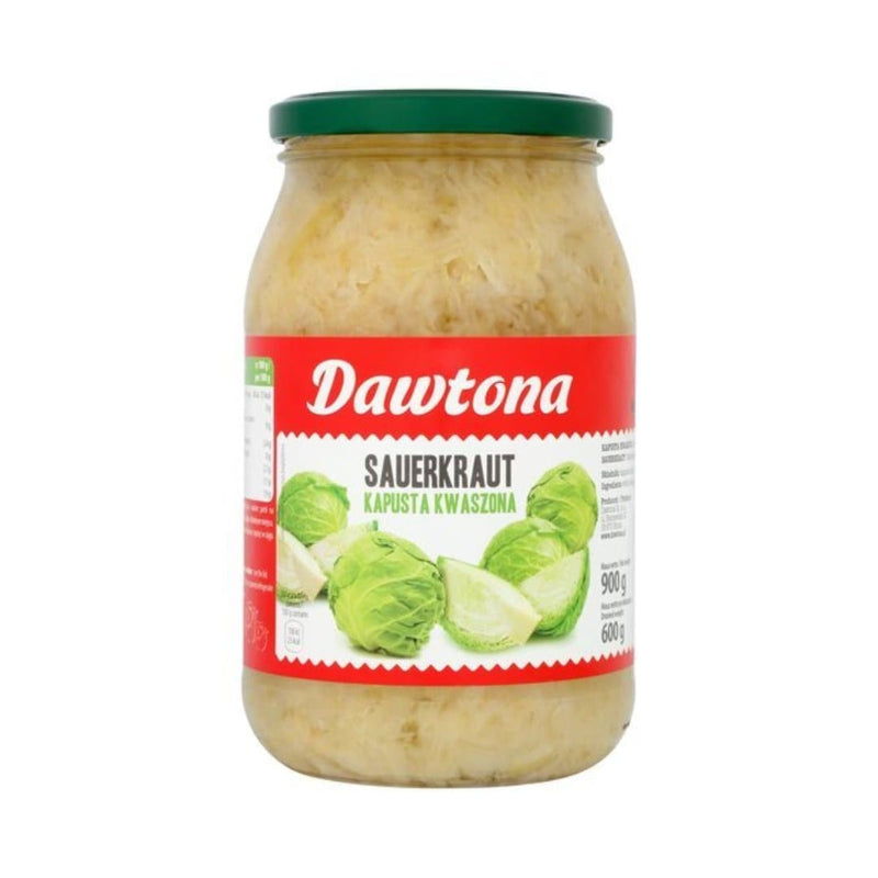Dawtona Kapusta Kwaszona (Sauerkraut) 900gr-London Grocery