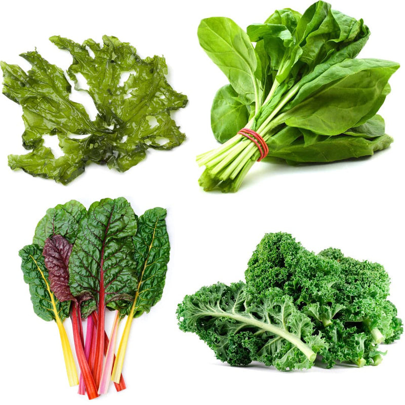 Diabetic-Friendly Greens Box | 4 Ingredietns | Baby Spinach | Kale | Lettuce | Rainbow Chard | London Grocery