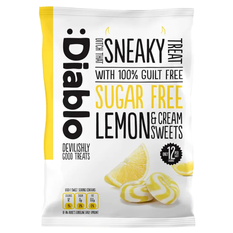 Diablo Lemon & Cream Sweets 75g | London Grocery