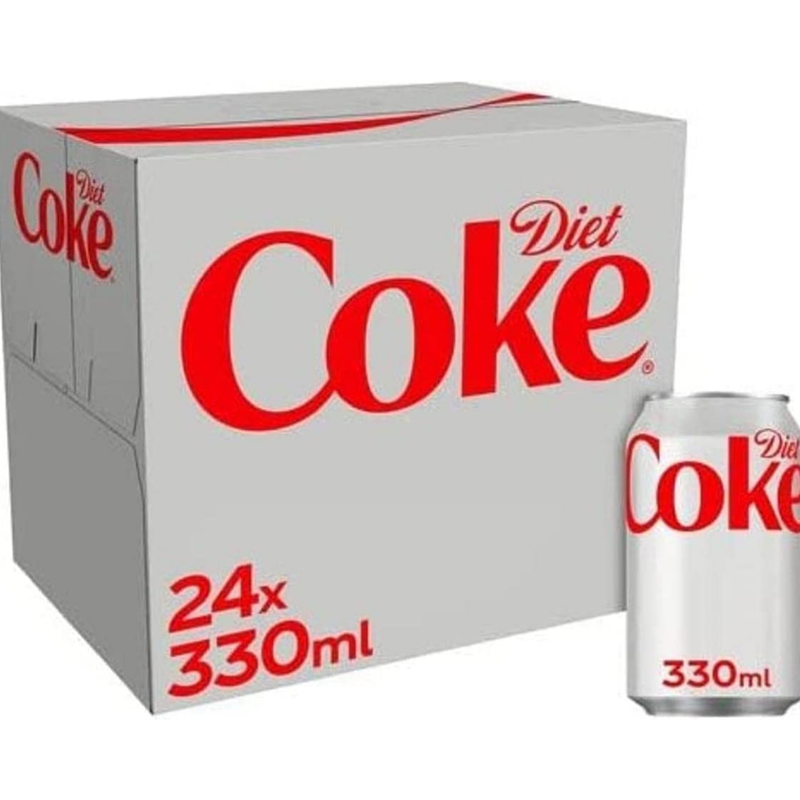 Diet Coke Can 24 x 330ml  | London Grocery