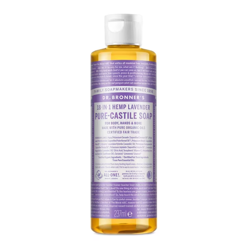 Dr Bronner's Lavender Pure-Castile Liquid Soap 237ml | London Grocery