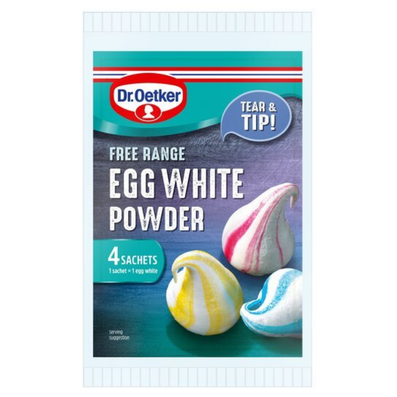 Dr.Oetker Egg White Powder Multipack Sachet 4X5gr-London Grocery