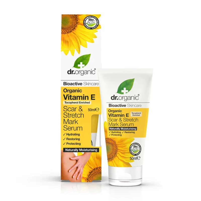 Dr Organic Vitamin E Scar & Stretch Mark Serum 50ml | London Grocery