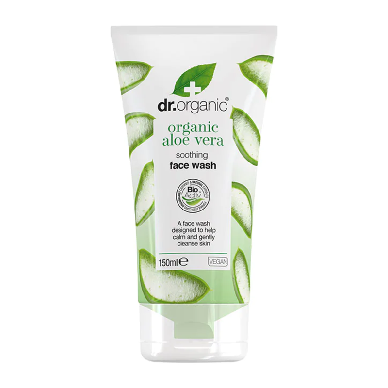 Dr Organic Aloe Vera Soothing Face Wash 150ml | London Grocery
