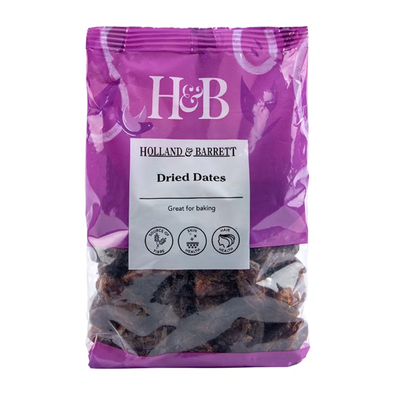 Holland & Barrett Dried Dates 500g | London Grocery