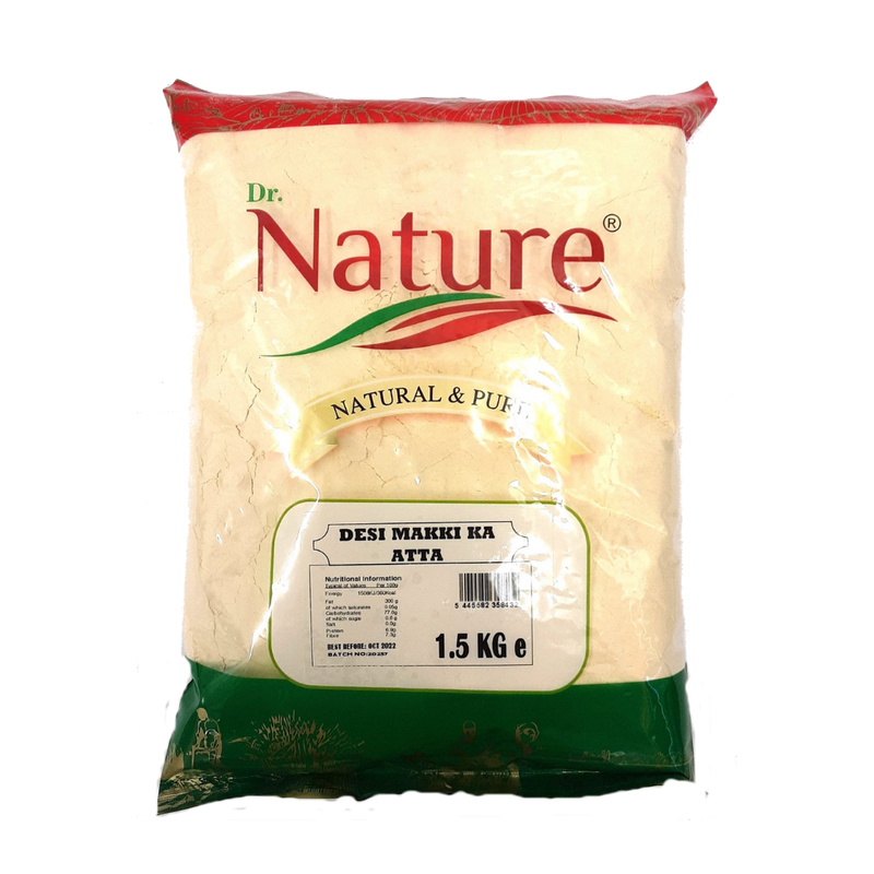 Dr. Nature Desi Makki Atta 1.5kg-London Grocery