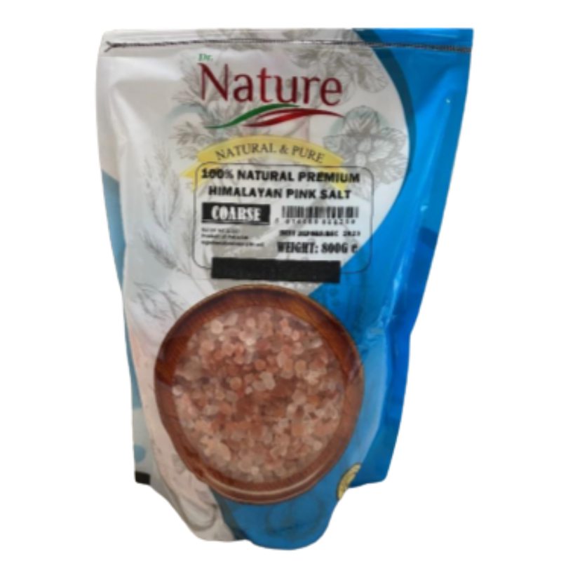 Dr. Nature Pink Salt (COARSE) 800gr-London Grocery