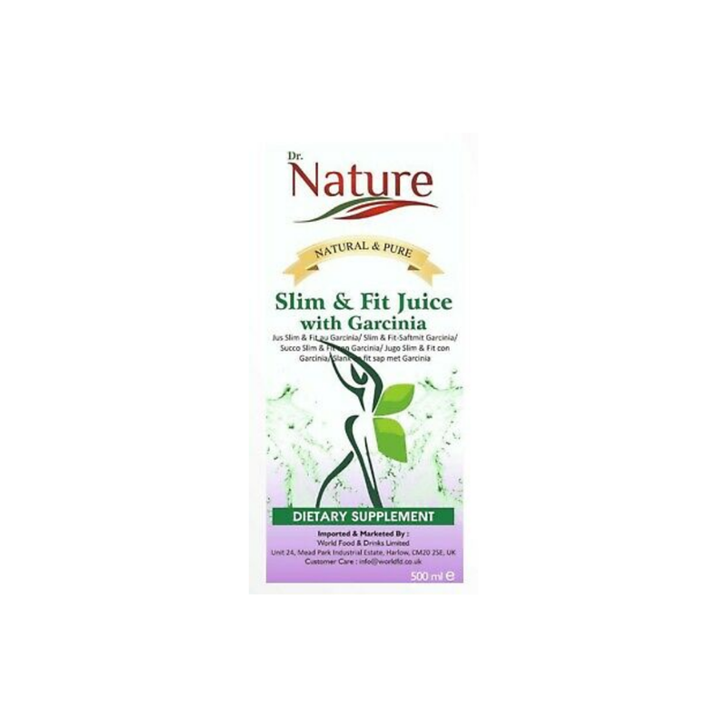 Dr. Nature Slim & Fit with Garcinia Juice 500ml-London Grocery