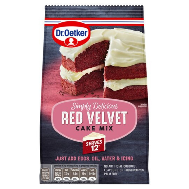 Dr. Oetker Red Velvet Cake Mix 425gr-London Grocery