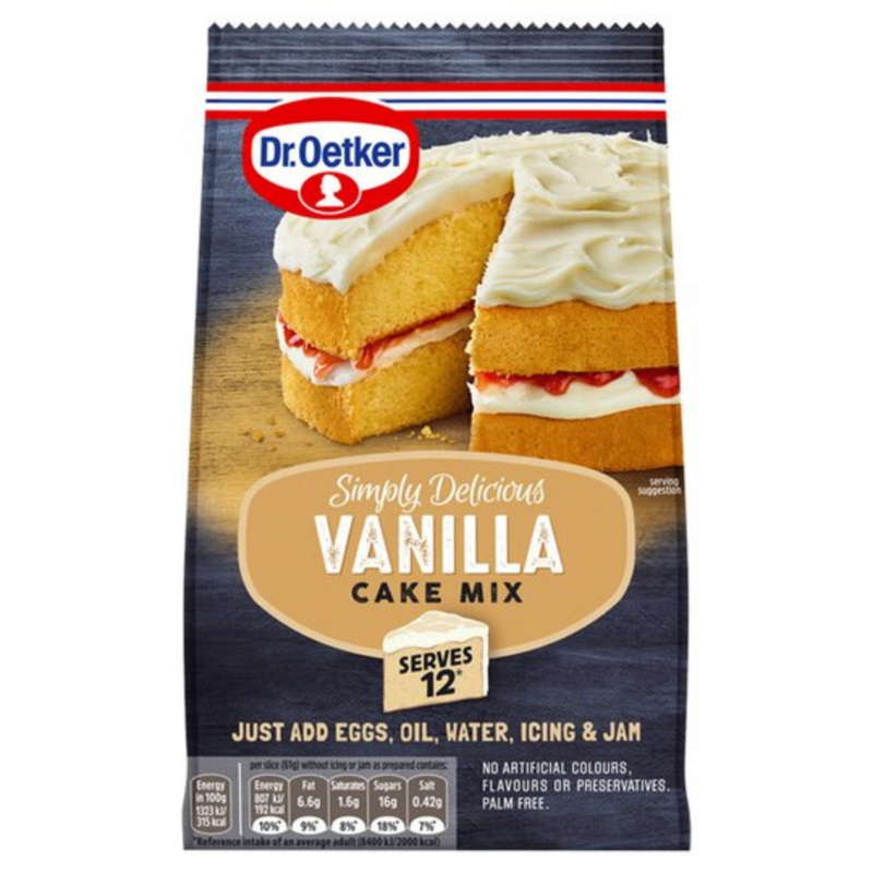 Dr. Oetker Vanilla Cake Mix 420gr-London Grocery