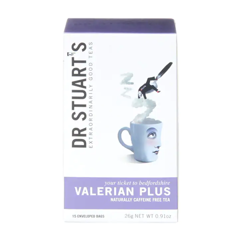 Dr Stuarts Valerian Plus 15 Tea Bags | London Grocery