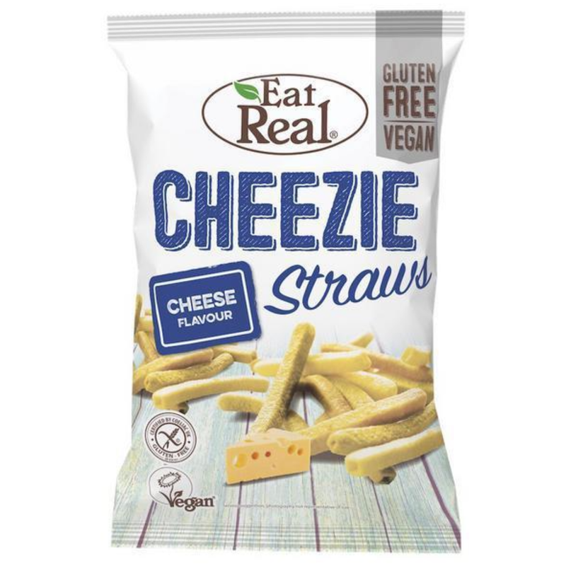 Eat Real Veggie Cheezie Straws 113gr -London Grocery