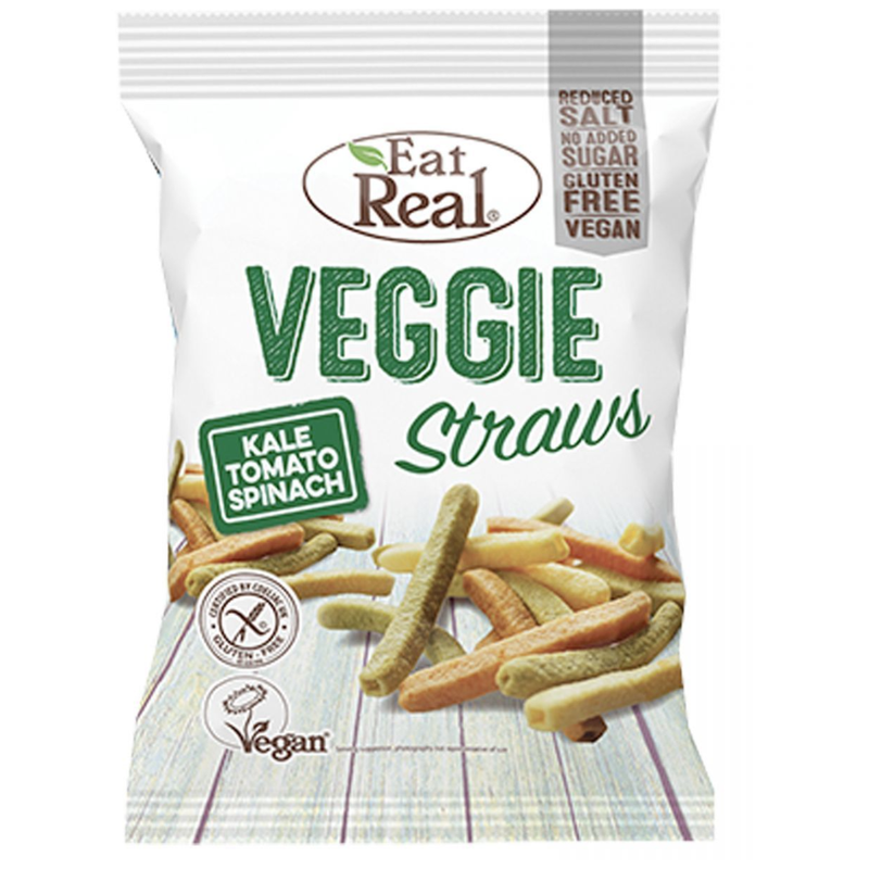Eat Real Kale, Tomato & Spinach Veggie Straws 113gr -London Grocery