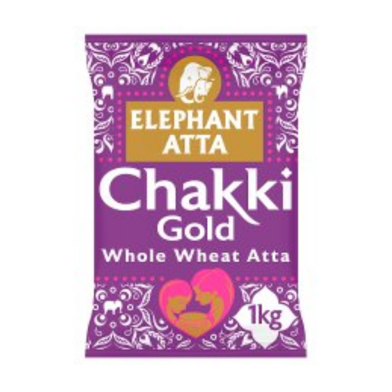 Elephant Atta Chakki Gold Chapatti 1kg-London Grocery