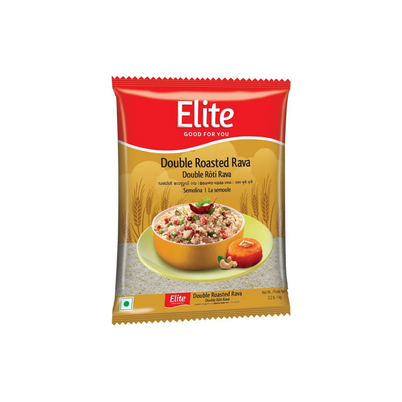 Elite Double Roasted Rava 1kg-London Grocery