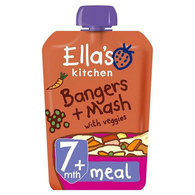 Ella's Bangers & Mash Stage 2 130gr-London Grocery