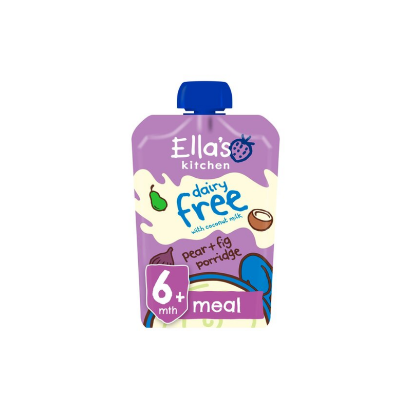 Ella's Kitchen Dairy Free Coconut Milk Pear & Fig Porridge 100gr-London Grocery