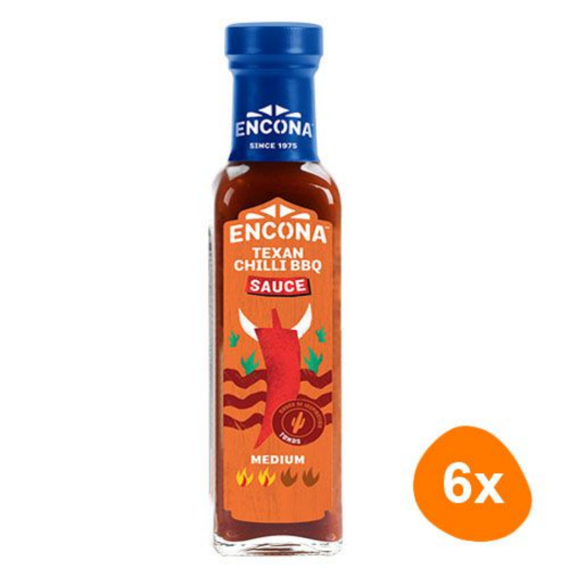 Encona Chilli BBQ Sauce 6 x 142ml | London Grocery