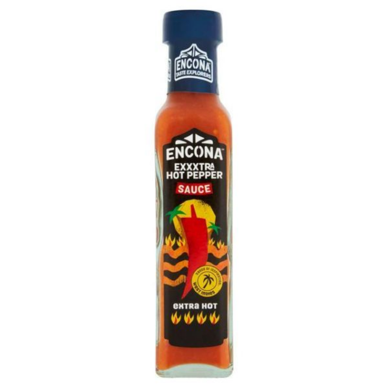 Encona Extra Hot Pepper Sauce 6 x 142ml | London Grocery