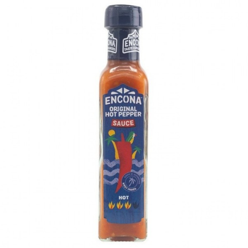 Encona Original Hot Pepper Sauce 6 x 220ml | London Grocery