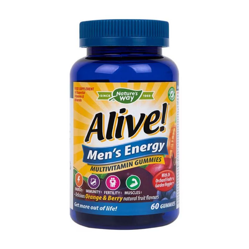 Nature's Way Alive! Mens Energy Soft Jells 60 Tablets | London Grocery