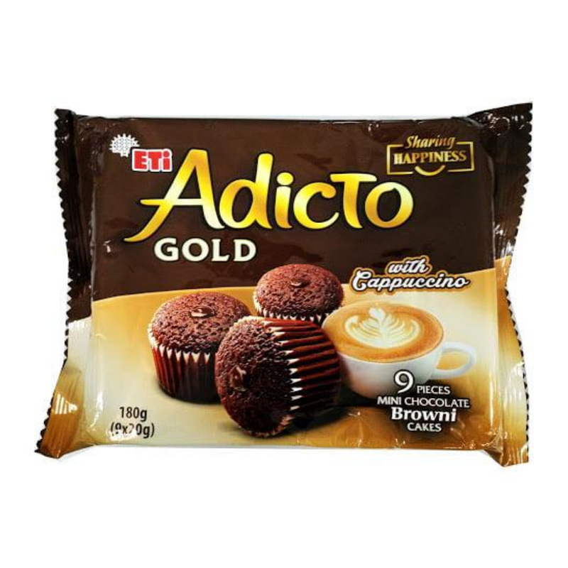 Eti Adicto Browni Gold Cocoa 180Gr-London Grocery