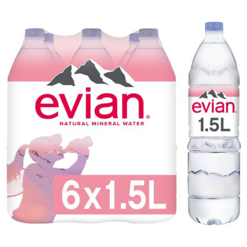Evian Water 6 x 1.5L | London Grocery