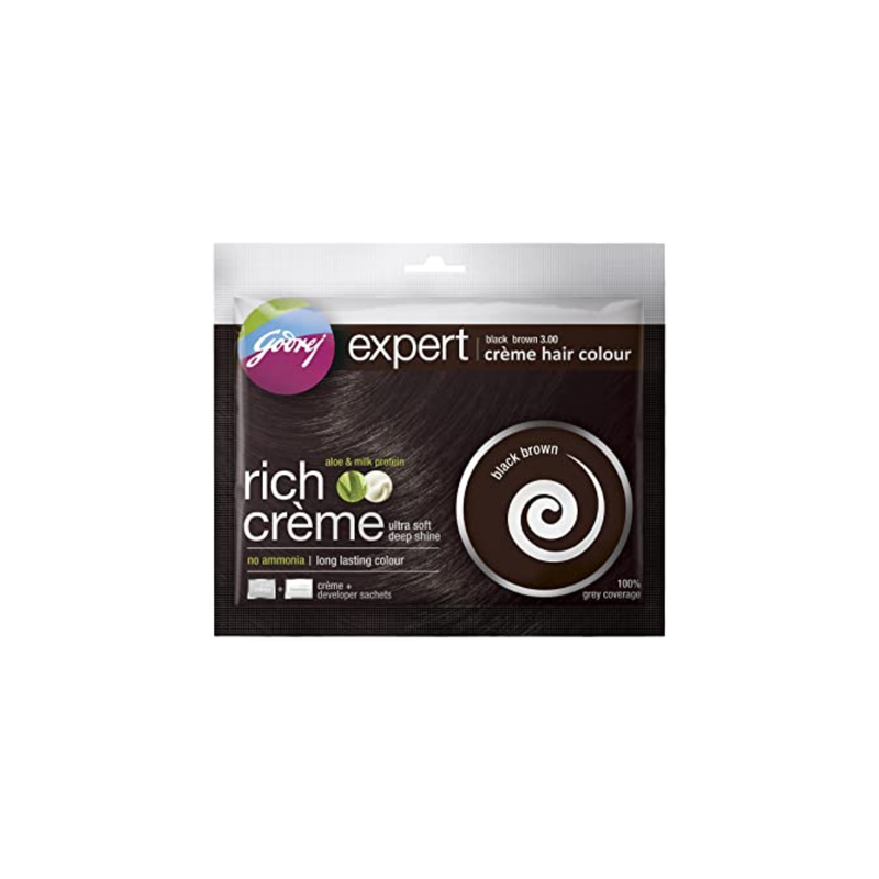 Expert Crème Hair Colour - Black Brown 8X20g-London Grocery