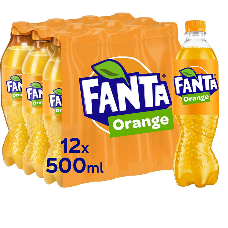 Fanta Orange Bottle 12 x 500ml | London Grocery
