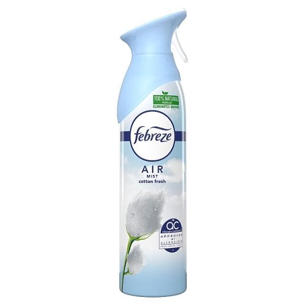 Febreze Air Freshener Spray Heavy Duty Cotton Fresh 300 ML - London Grocery