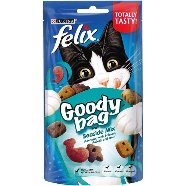 Felix Goody Bag Cat Treats Seaside Mix 60g - London Grocery