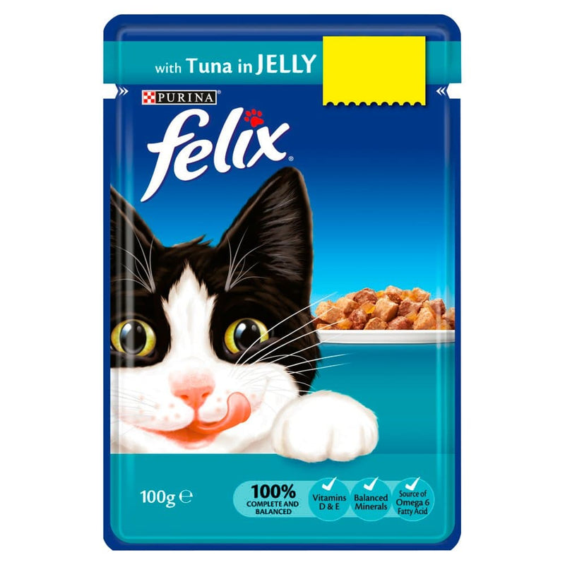 FELIX Tuna In Jelly Wet Cat Food 100g - London Grocery