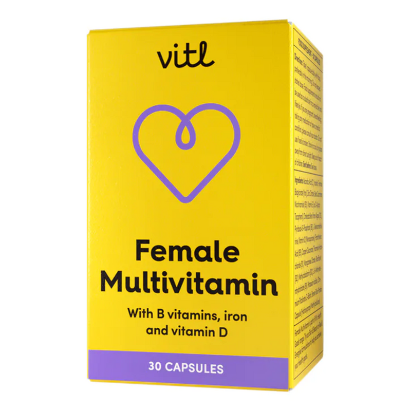 Vitl Female Multivitamin 30 Capsules | London Grocery